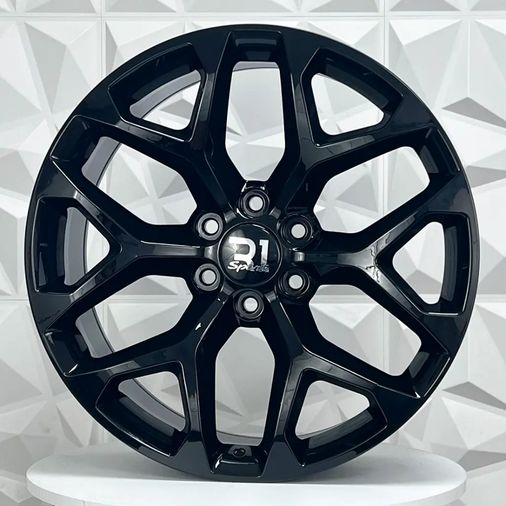 RIN 22X9 6-139.7 R1 SPORT SNOWFLAKE BLACK ET31 CB78.1