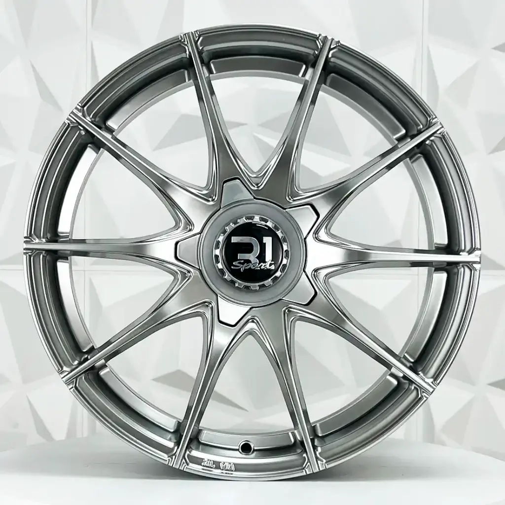 RIN 18X8 5-100 R1 SPORT SWOH04 HYPER BLACK ET38 CB73.1