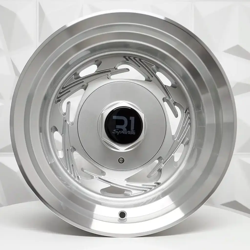 RIN 14X8 6-139.7 R1 SPORT JCW263 SILVER MACHINE LIP ET-13 CB110
