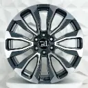 RIN 22X9 6-139.7 R1 SPORT TYH73 GUNMETAL  MACHINE FACE ET28 CB78.1