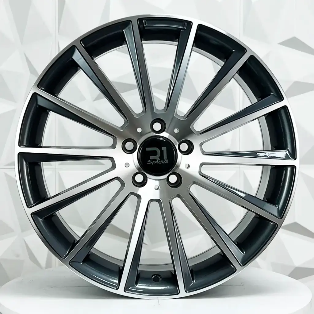 RIN 20X9.5 5-112 R1 SPORT M073 GUNMETAL MACHINE FACE ET38 CB66.6