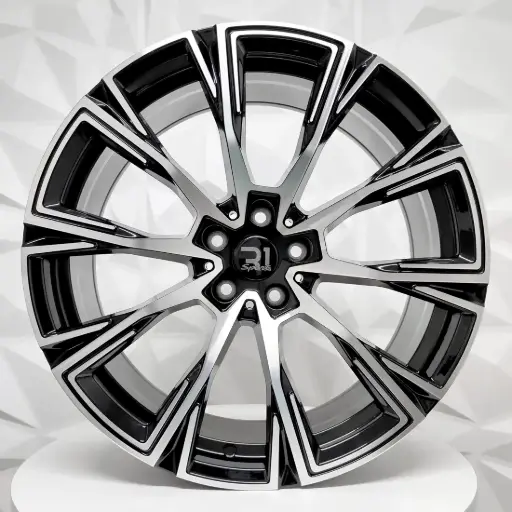 [198607F] RIN 19X8.5 5-112 R1 SPORT H3122F MACHINE BLACK ET30 CB66.5